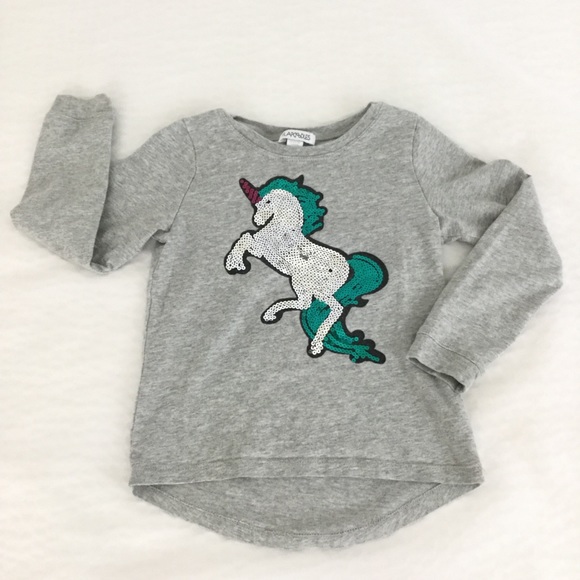 Girl’s Sequin Unicorn Tee - Picture 1 of 2